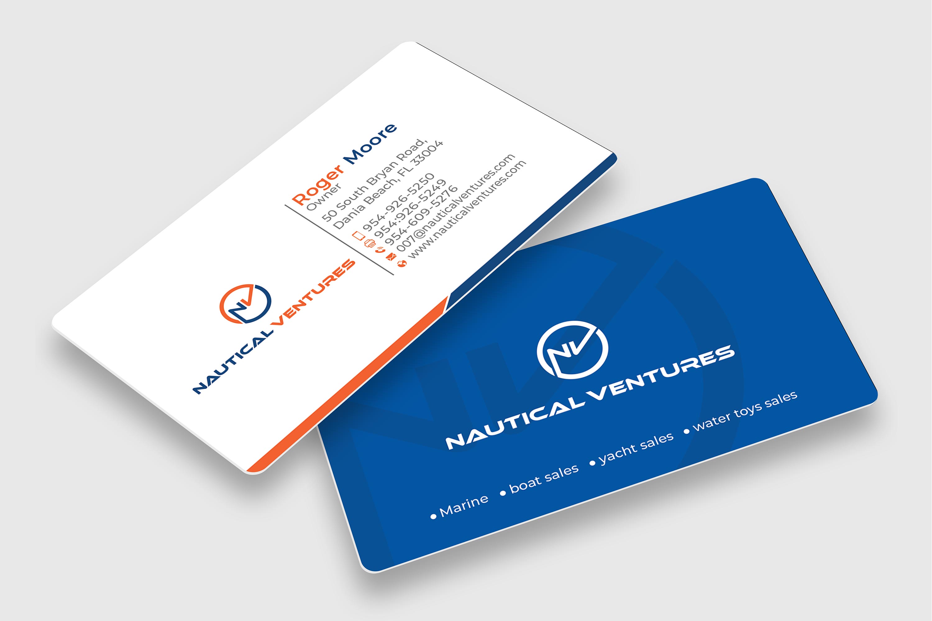 Business Card Design by MD SHORIF UDDIN for Nautical Ventures | Design #25977106