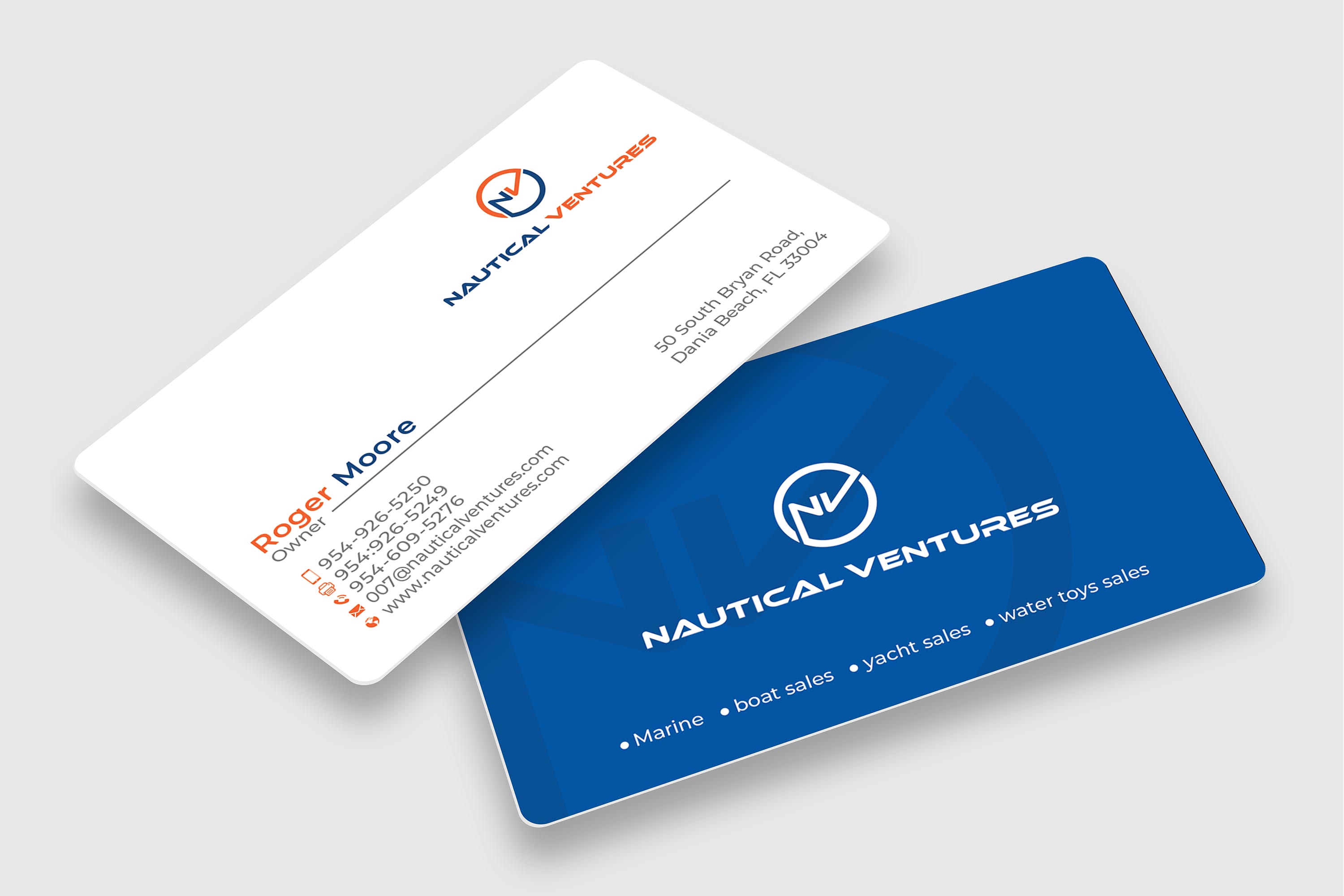 Business Card Design by MD SHORIF UDDIN for Nautical Ventures | Design #25977107