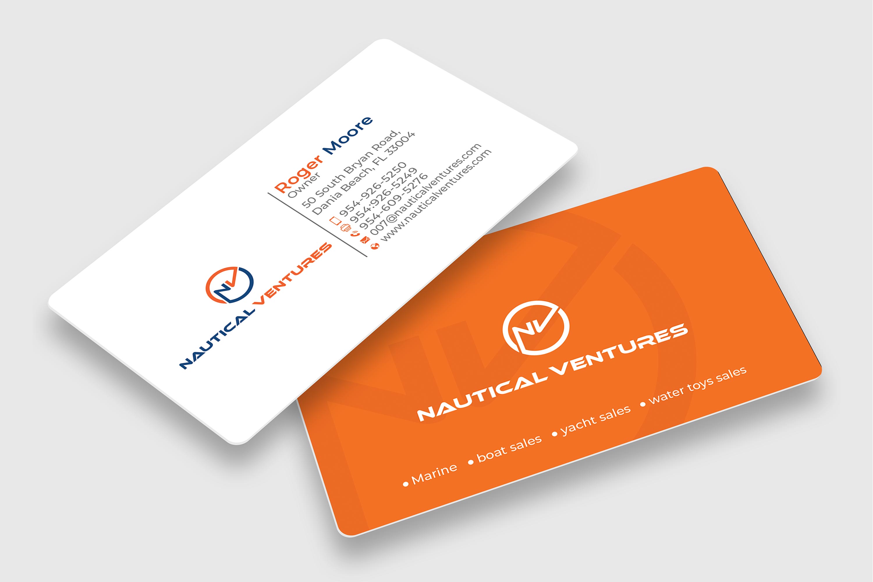 Business Card Design by MD SHORIF UDDIN for Nautical Ventures | Design #25977108