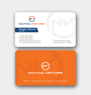 Business Card Design by MD SHORIF UDDIN for Nautical Ventures | Design: #25977114