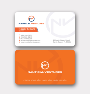Business Card Design by MD SHORIF UDDIN for Nautical Ventures | Design: #25977115