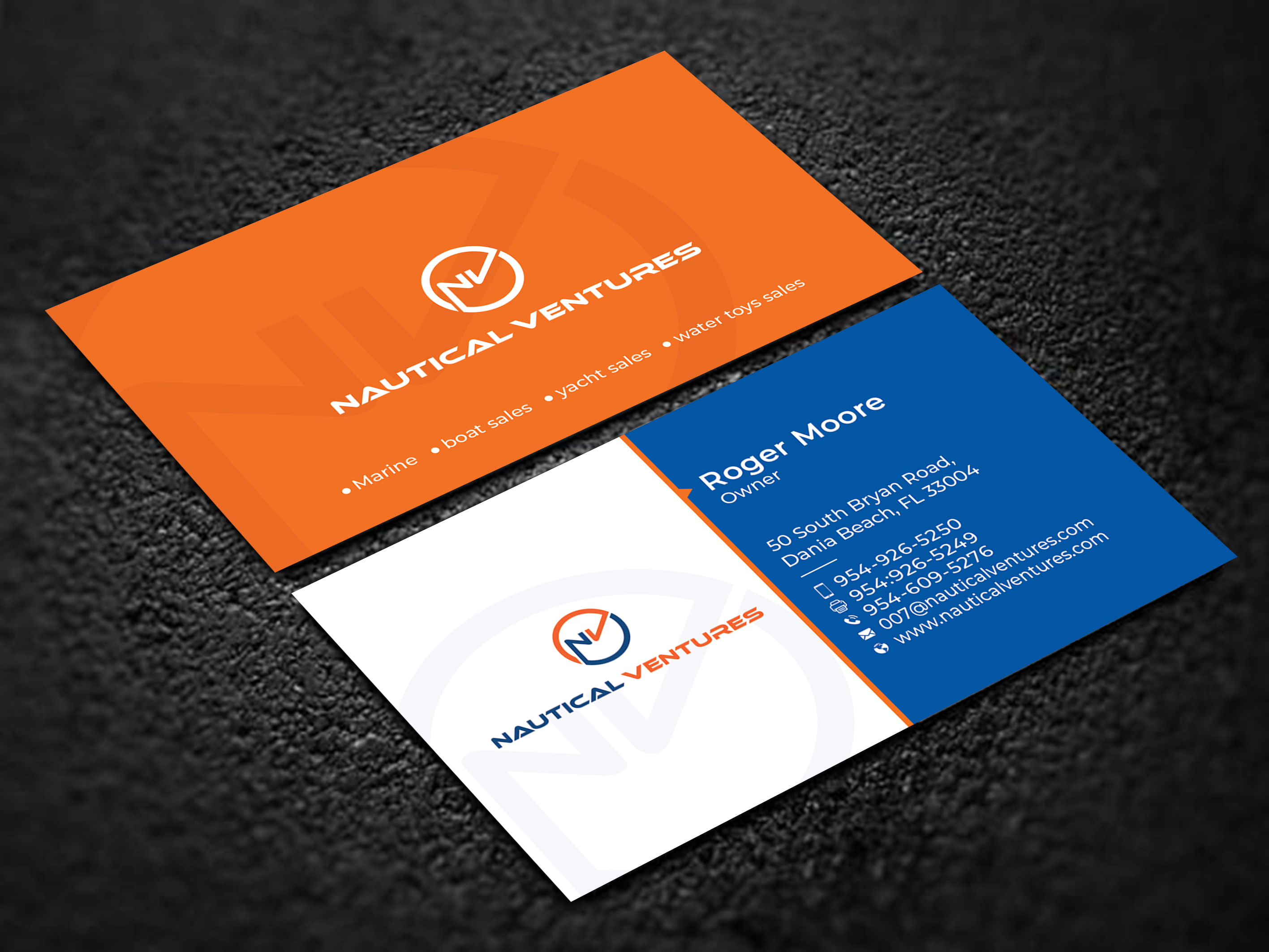Business Card Design by MD SHORIF UDDIN for Nautical Ventures | Design #25977154