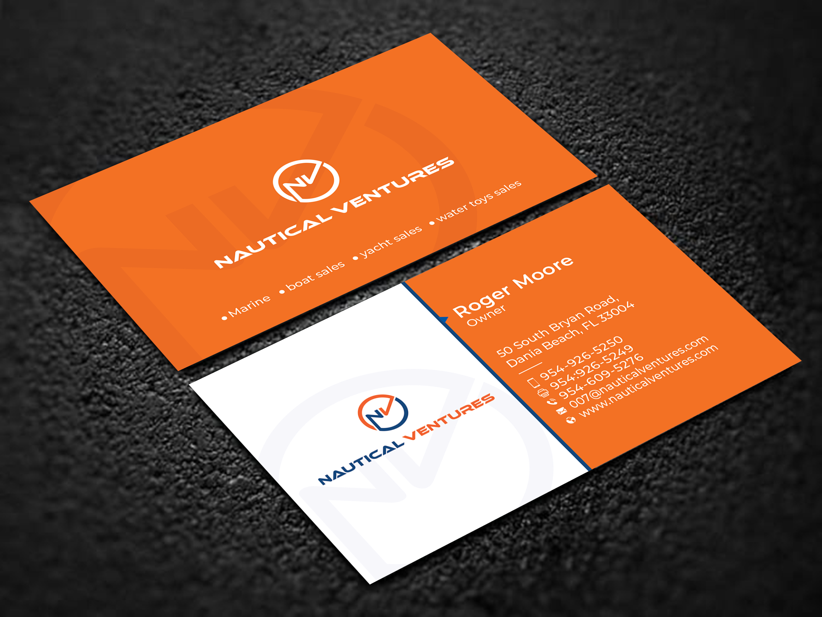 Business Card Design by MD SHORIF UDDIN for Nautical Ventures | Design #25977155