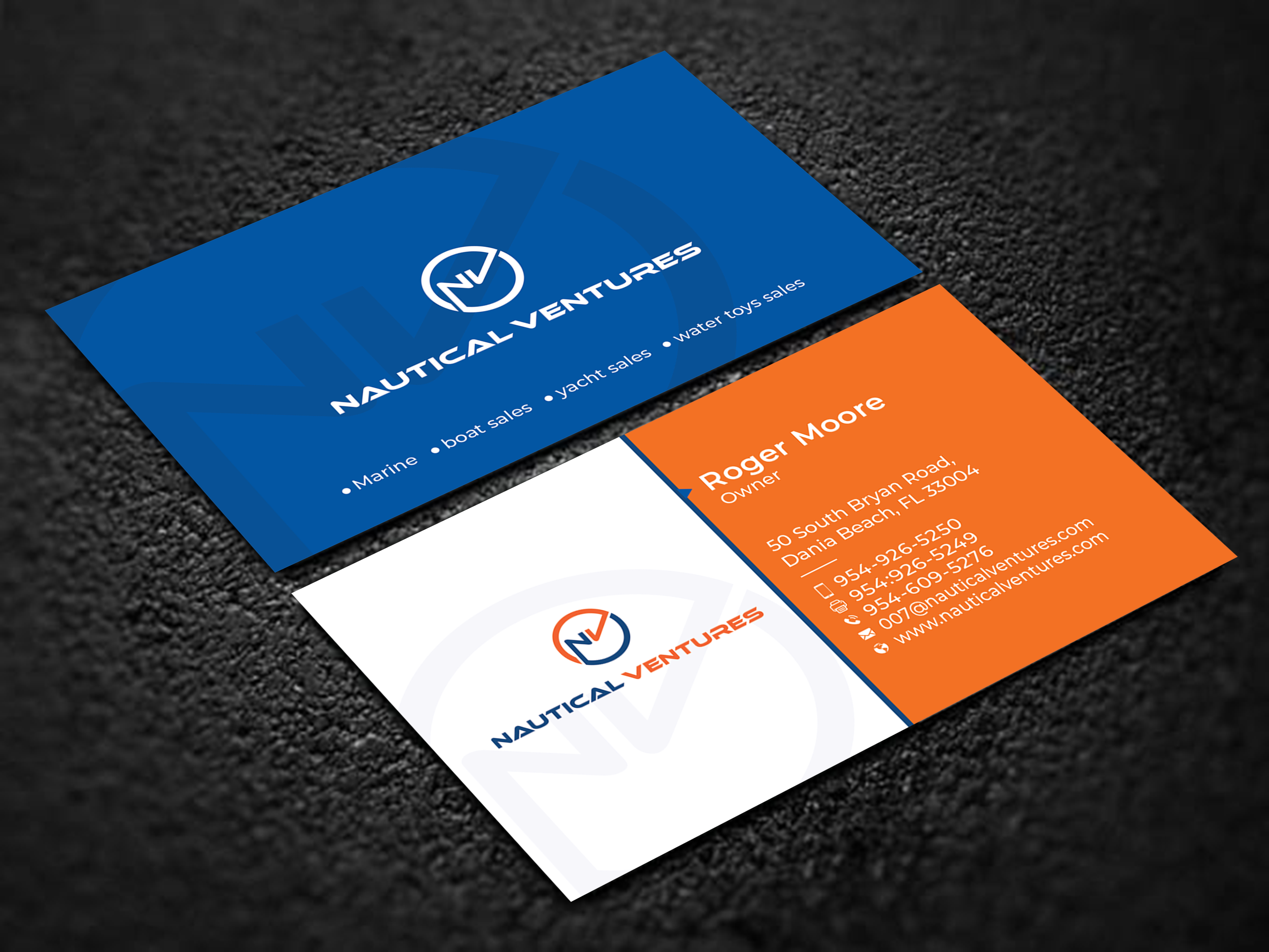Business Card Design by MD SHORIF UDDIN for Nautical Ventures | Design #25977157