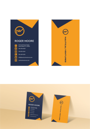 Business Card Design by Omee for Nautical Ventures | Design: #25982445
