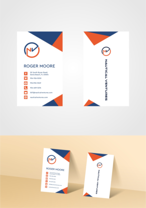 Business Card Design by Omee for Nautical Ventures | Design: #25988279