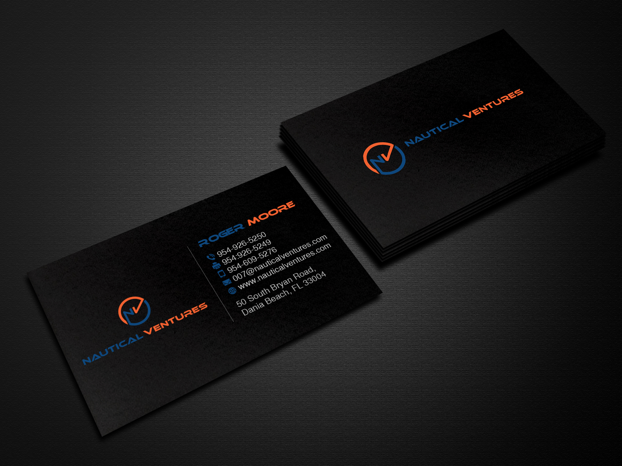 Business Card Design by Creations Box 2015 for Nautical Ventures | Design #26045958