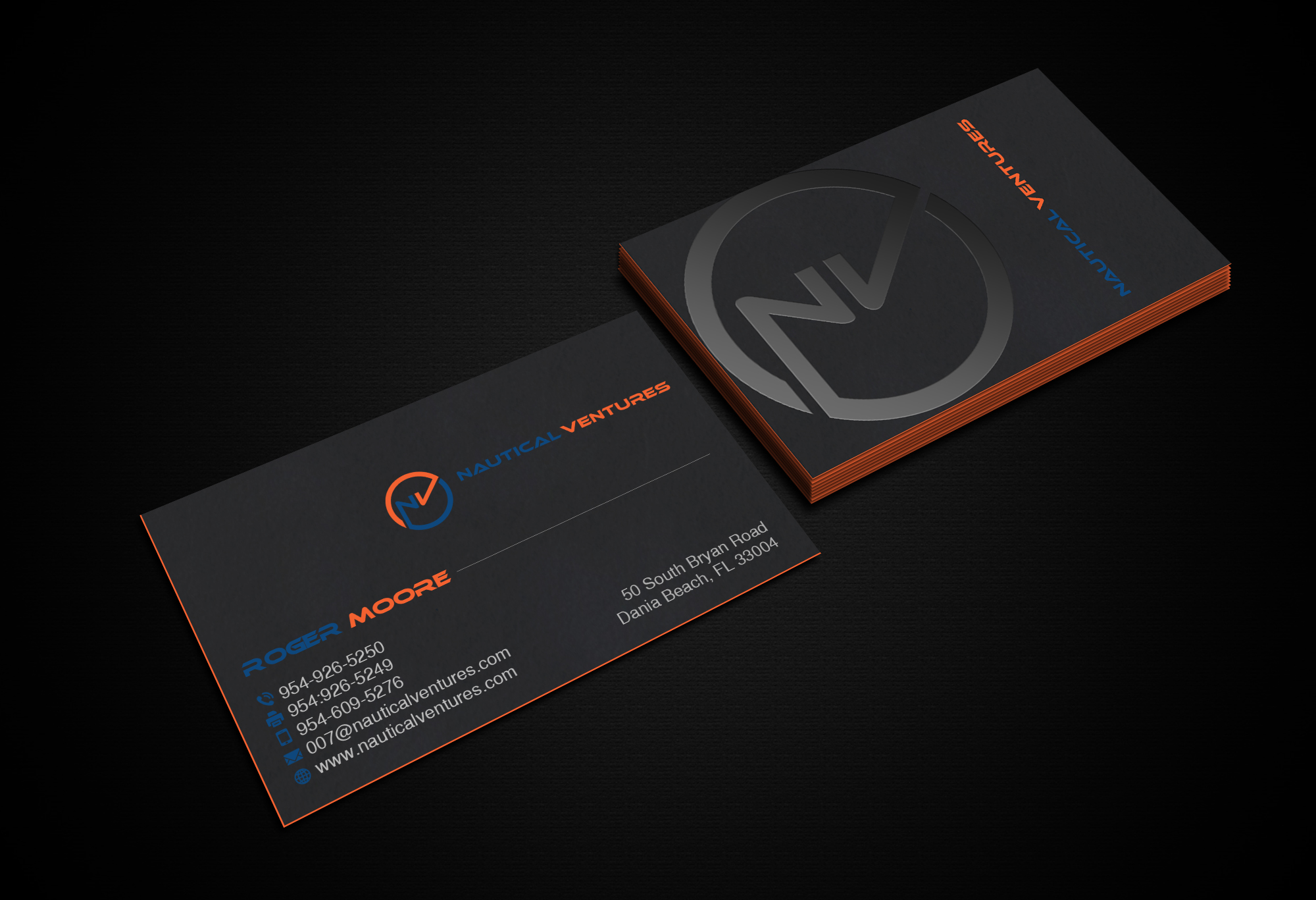 Business Card Design by Creations Box 2015 for Nautical Ventures | Design #26045959