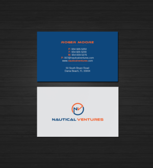 Business Card Design by Creations Box 2015 for Nautical Ventures | Design: #26045965