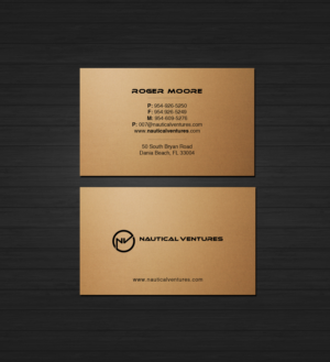 Business Card Design by Creations Box 2015 for Nautical Ventures | Design: #26045969