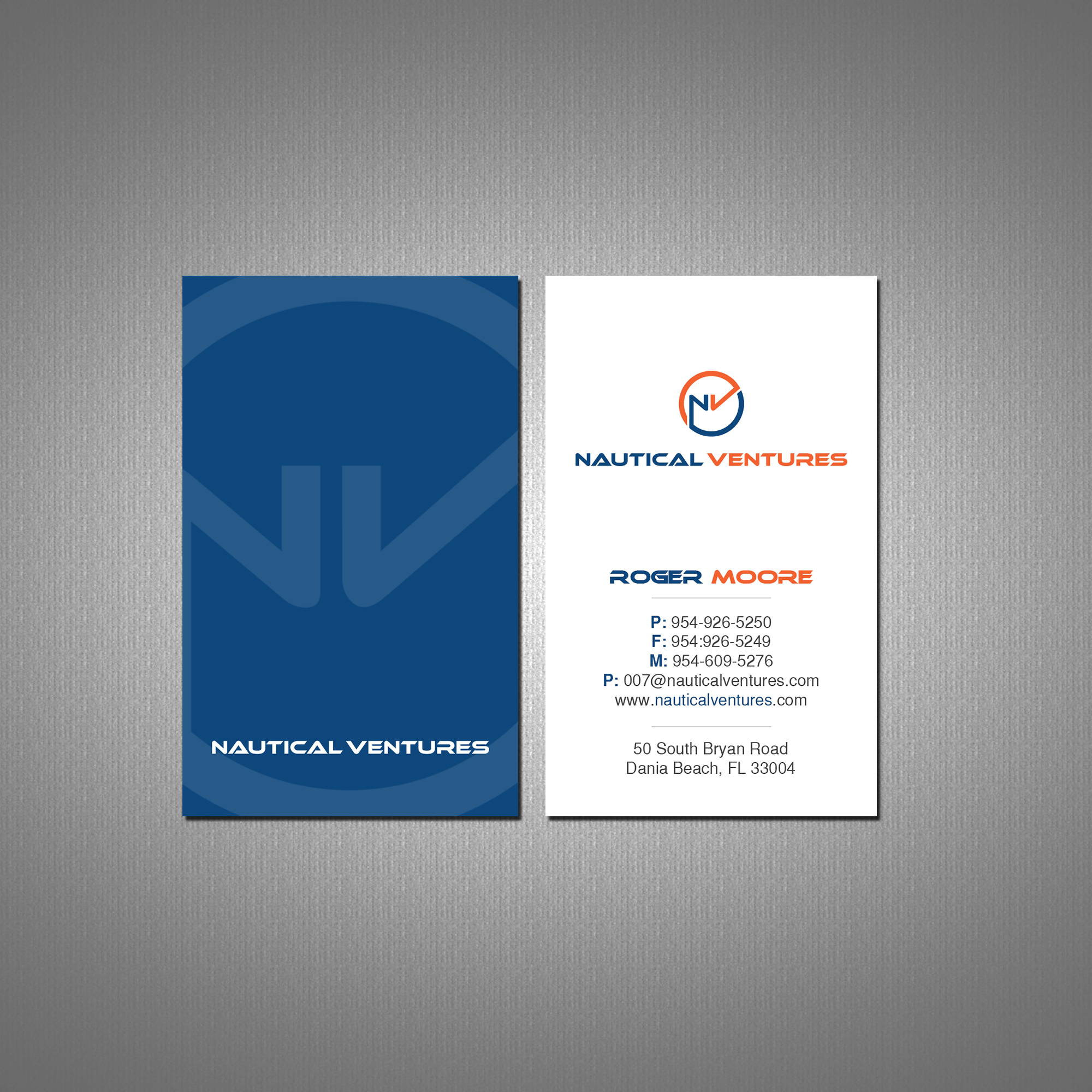 Design de Carte de Visite par Creations Box 2015 pour Nautical Ventures | Design #26045977