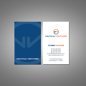 Visitenkarten-Design von Creations Box 2015 für Nautical Ventures | Design: #26045977