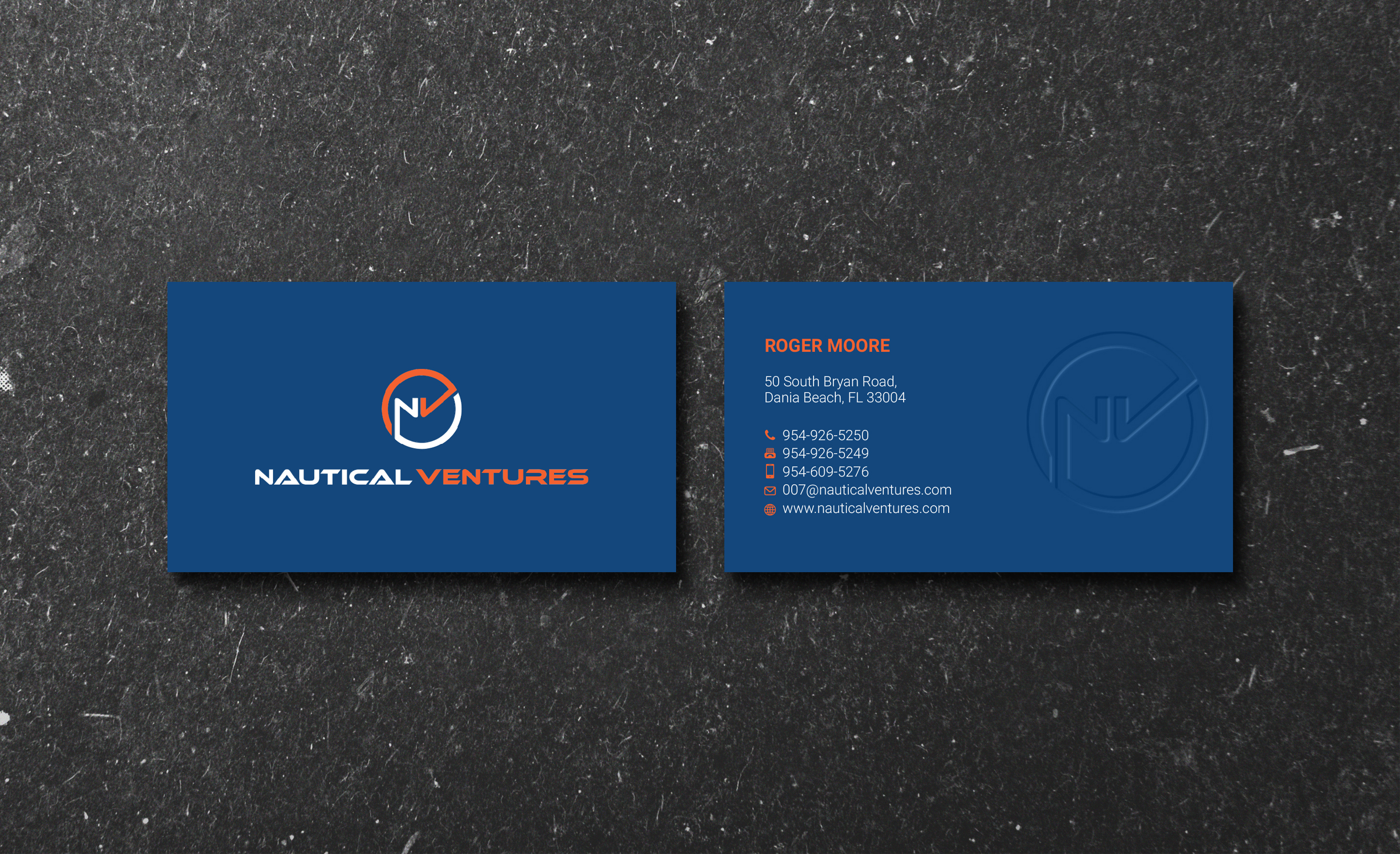 Visitenkarten-Design von LAXMI DESIGNHUB für Nautical Ventures | Design #25977488