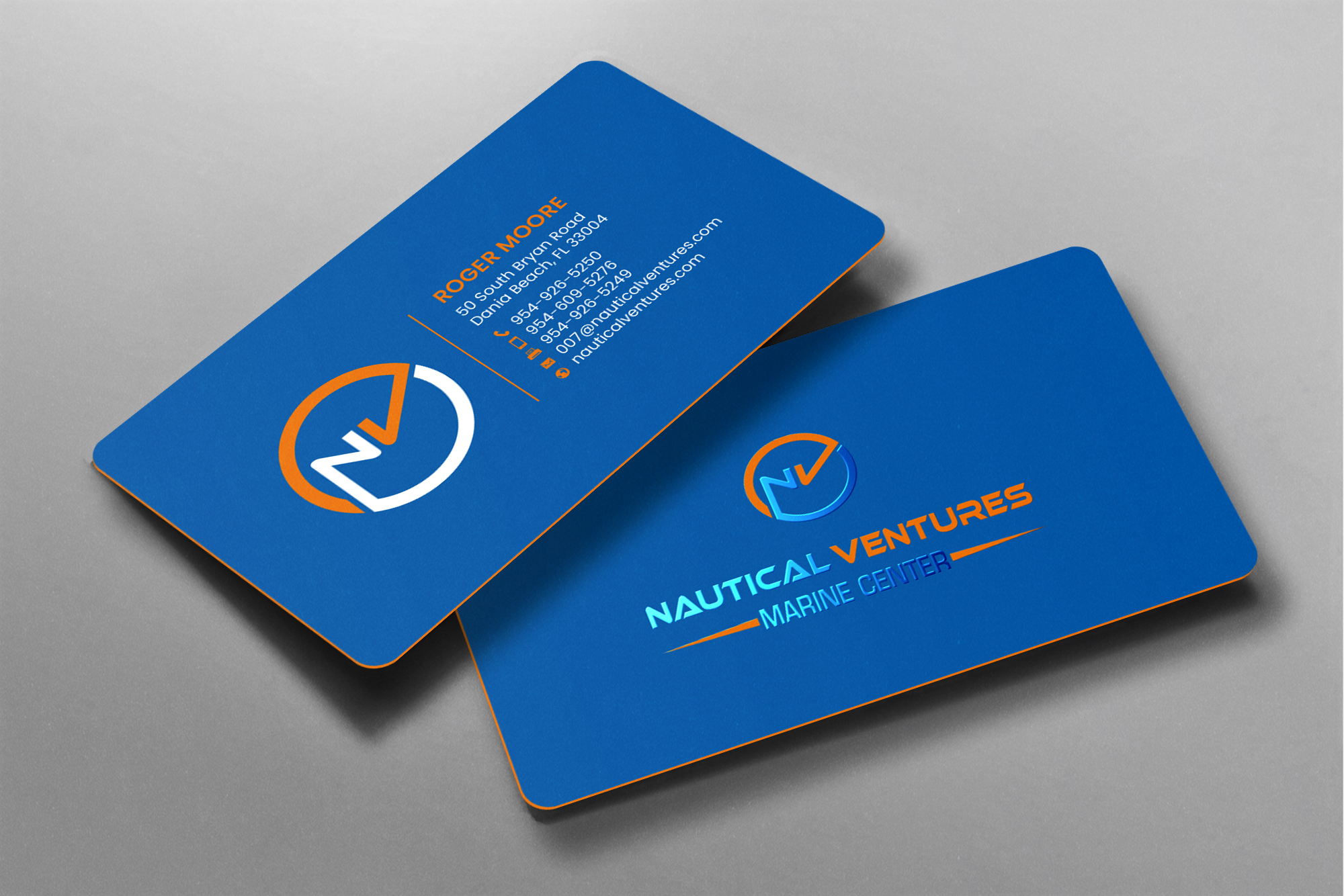 Diseño de Tarjeta de Presentación por chandrayaan.creative para Nautical Ventures | Diseño #25978638