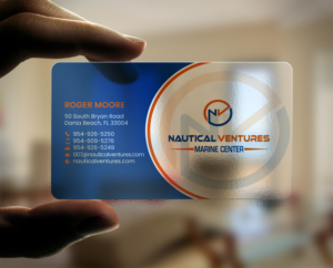 Diseño de Tarjeta de Presentación por chandrayaan.creative para Nautical Ventures | Diseño: #25978643