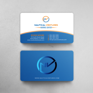 Business Card Design by chandrayaan.creative for Nautical Ventures | Design: #25978649