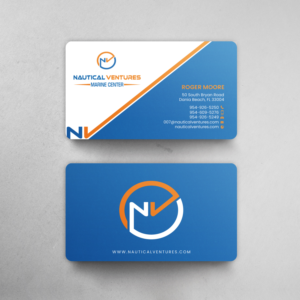 Business Card Design by chandrayaan.creative for Nautical Ventures | Design: #25978650