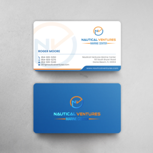 Business Card Design by chandrayaan.creative for Nautical Ventures | Design: #25978652