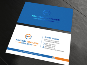 Business Card Design by chandrayaan.creative for Nautical Ventures | Design: #25978655