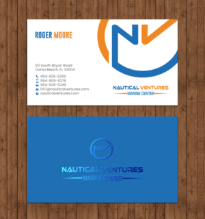 Business Card Design by chandrayaan.creative for Nautical Ventures | Design: #25978656