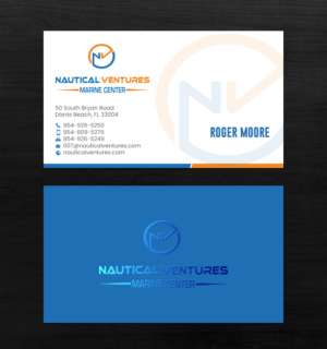 Business Card Design by chandrayaan.creative for Nautical Ventures | Design: #25978657