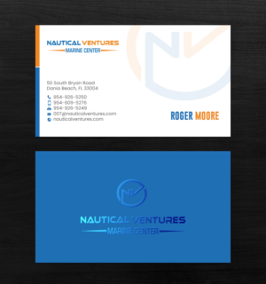 Business Card Design by chandrayaan.creative for Nautical Ventures | Design: #25978658