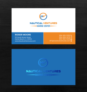 Business Card Design by chandrayaan.creative for Nautical Ventures | Design: #25978662