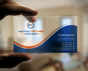 Business Card Design by chandrayaan.creative for Nautical Ventures | Design: #25978664