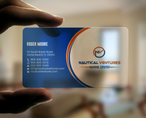 Business Card Design by chandrayaan.creative for Nautical Ventures | Design: #25978666