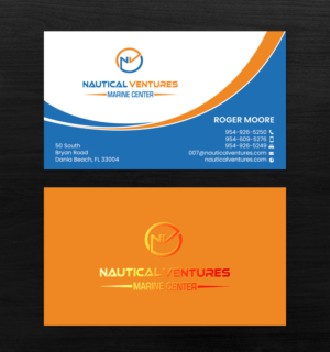 Business Card Design by chandrayaan.creative for Nautical Ventures | Design: #25978667