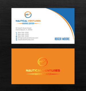 Business Card Design by chandrayaan.creative for Nautical Ventures | Design: #25979604