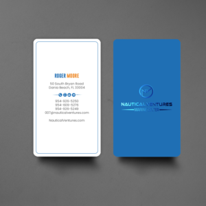 Business Card Design by chandrayaan.creative for Nautical Ventures | Design: #25979605