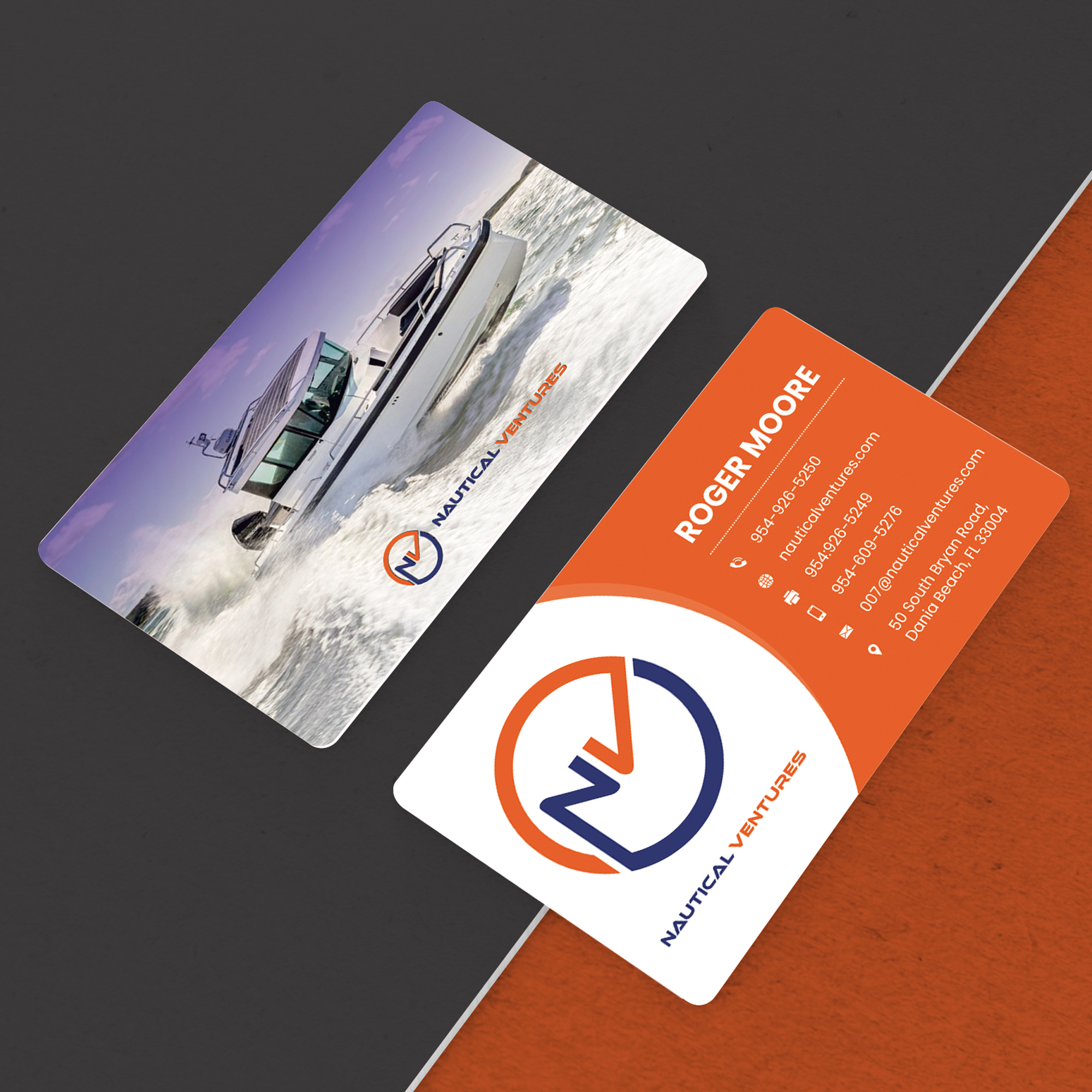 Visitenkarten-Design von ecorokerz für Nautical Ventures | Design #26005191