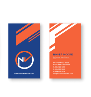 Visitenkarten-Design von Sarah Mathews für Nautical Ventures | Design: #25998653