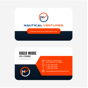 Yacht, Boats, Watersports company needs a redesign of business card | Business Card Design by Sarah Mathews