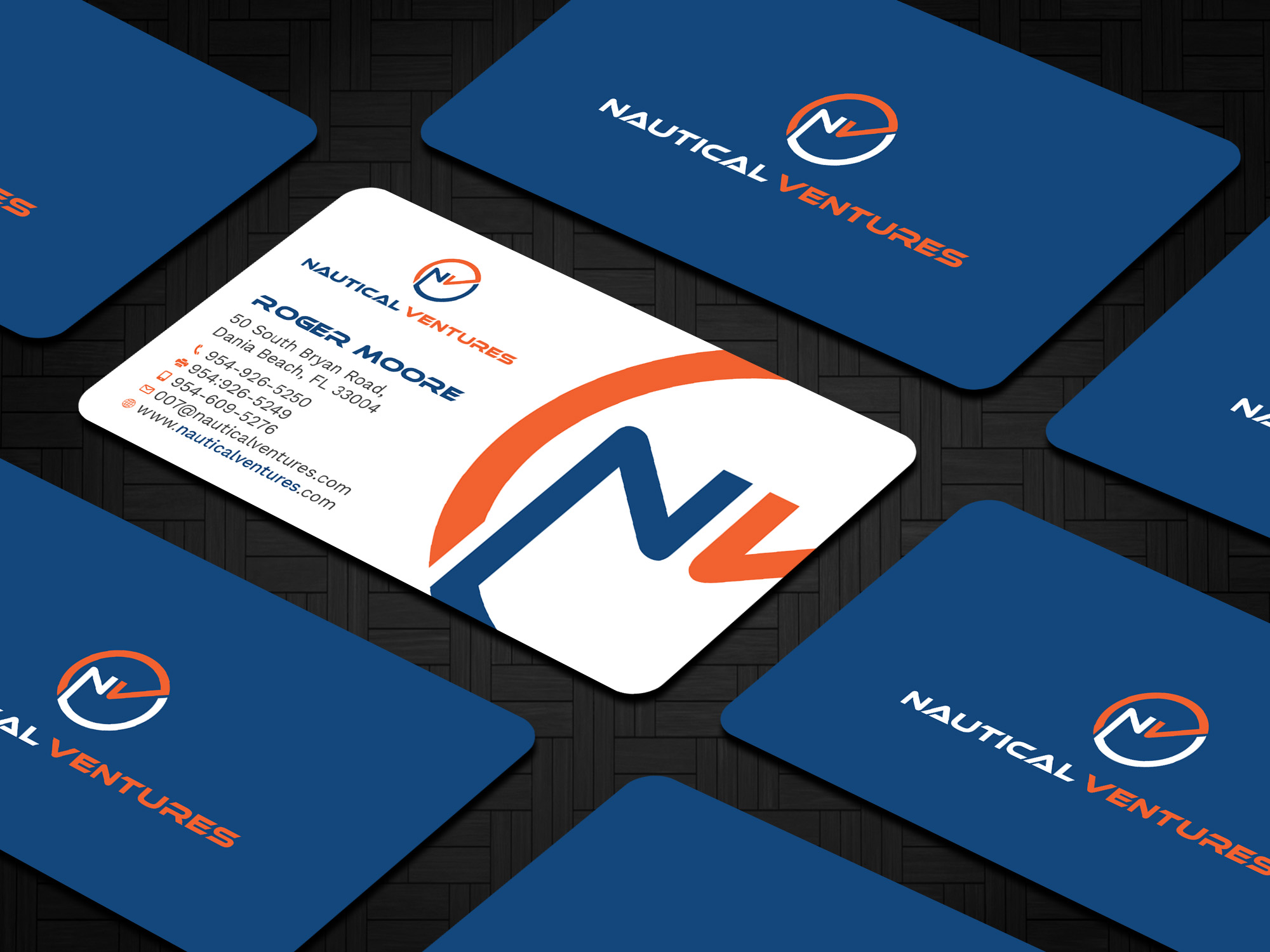 Business Card Design by Tripti Ranjan Gain for Nautical Ventures | Design #25979383