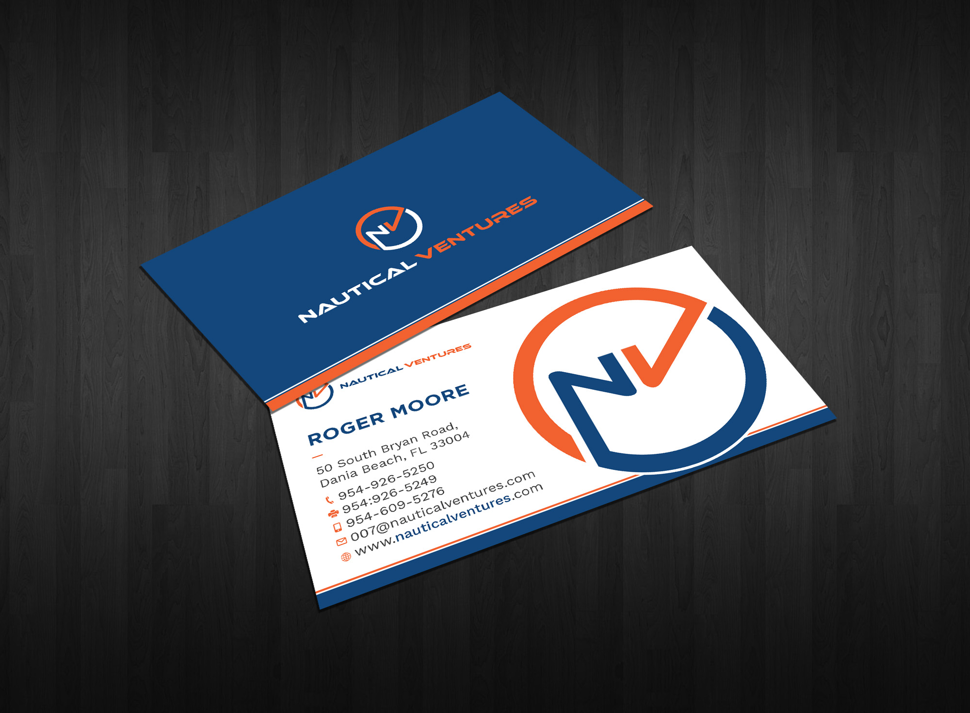 Business Card Design by Tripti Ranjan Gain for Nautical Ventures | Design #25979390