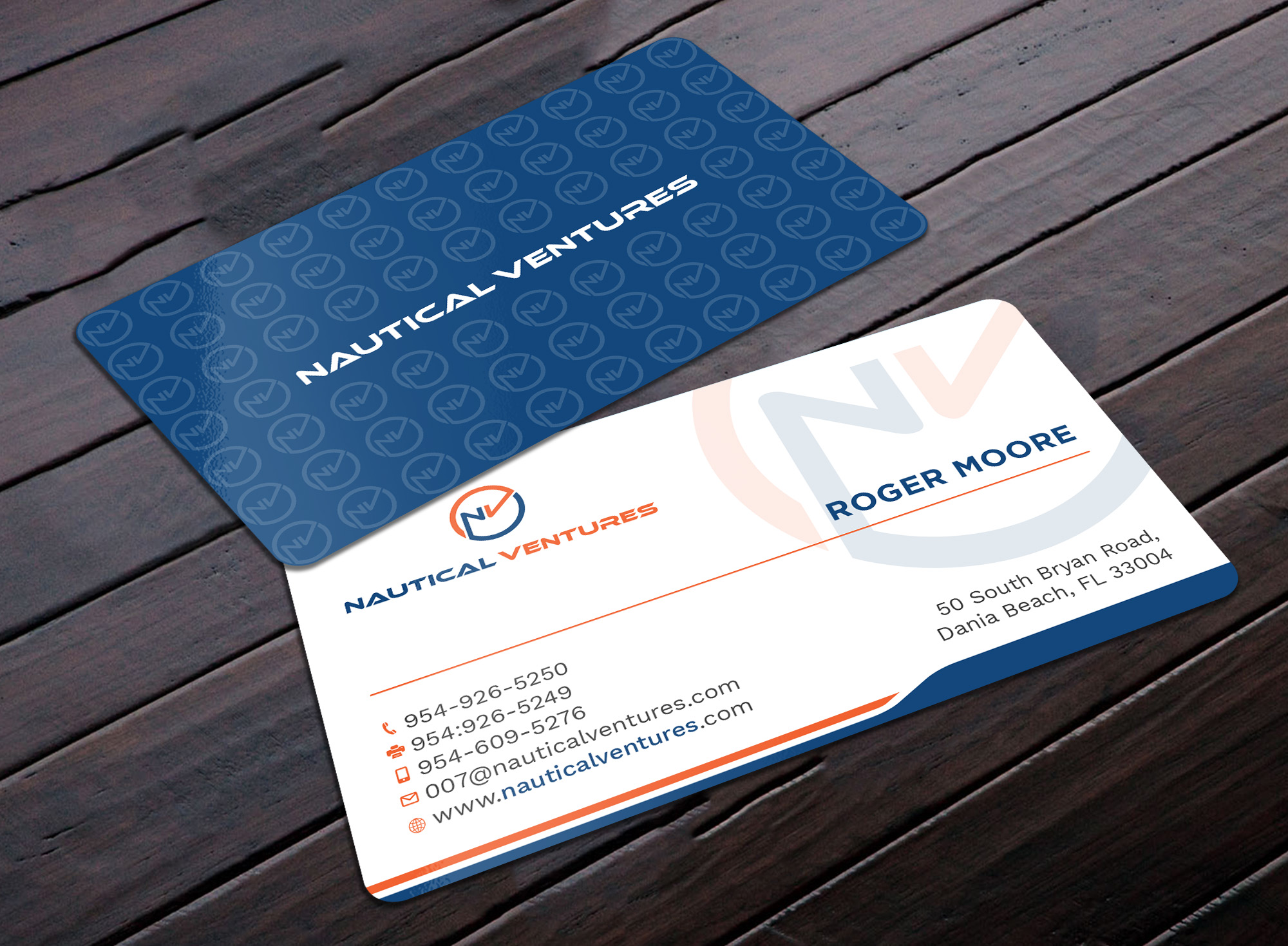 Business Card Design by Tripti Ranjan Gain for Nautical Ventures | Design #25979391