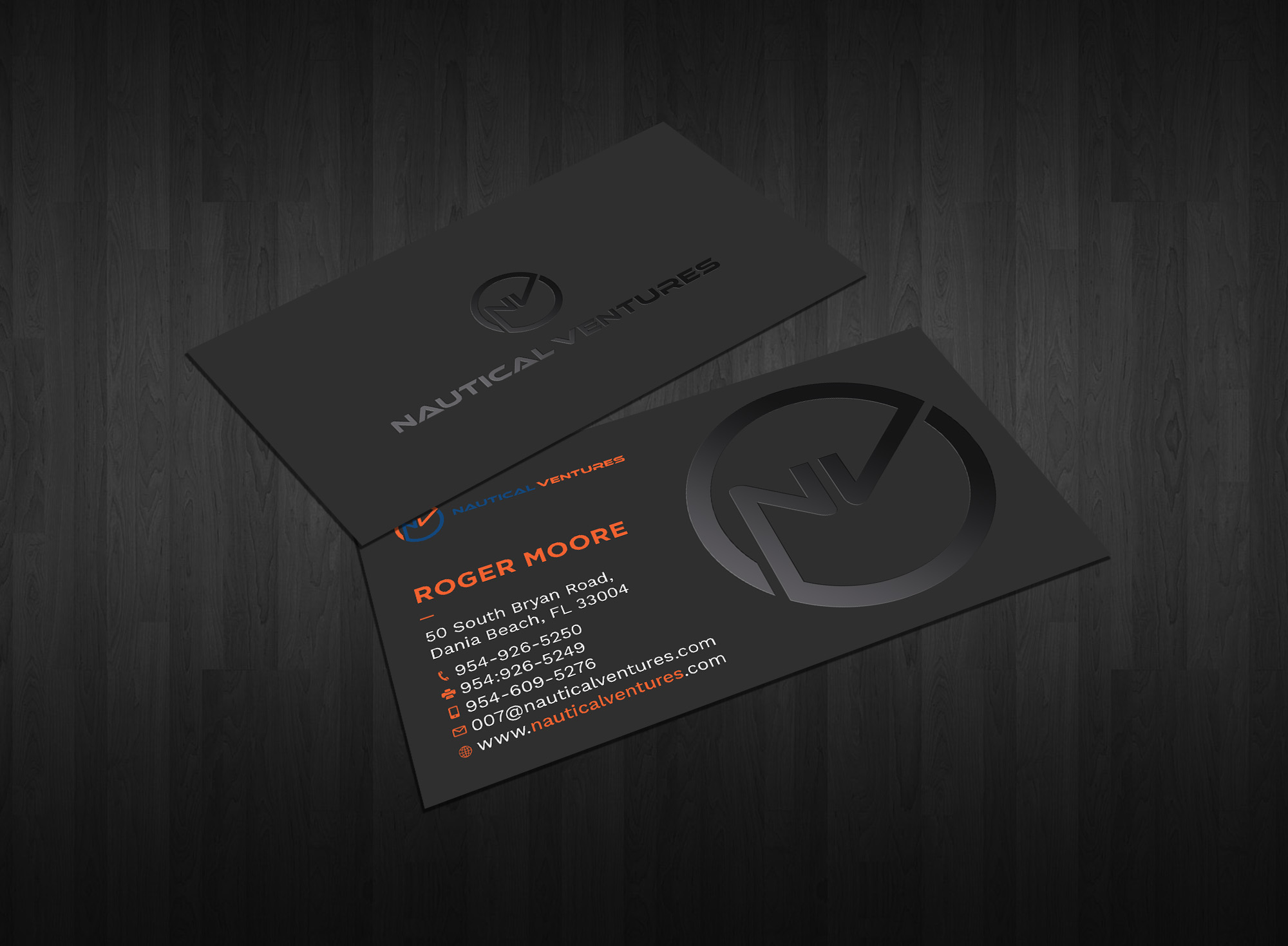Business Card Design by Tripti Ranjan Gain for Nautical Ventures | Design #25979394