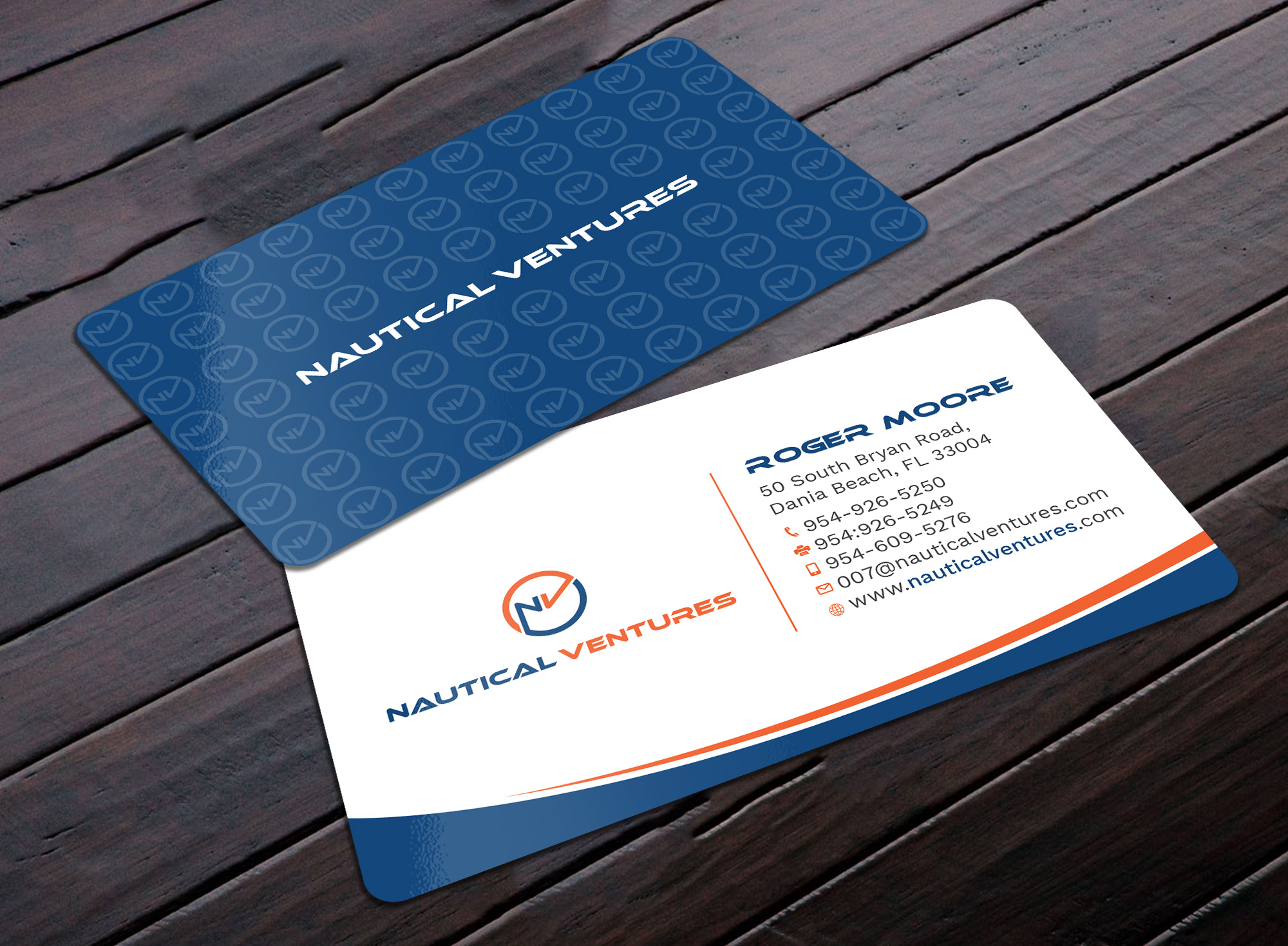 Business Card Design by Tripti Ranjan Gain for Nautical Ventures | Design #25979395