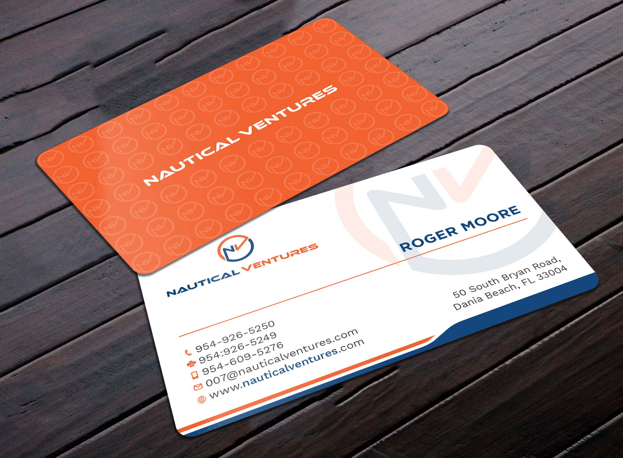 Business Card Design by Tripti Ranjan Gain for Nautical Ventures | Design #25979397