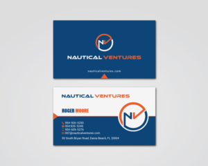 Visitenkarten-Design von MDesign für Nautical Ventures | Design: #25976970