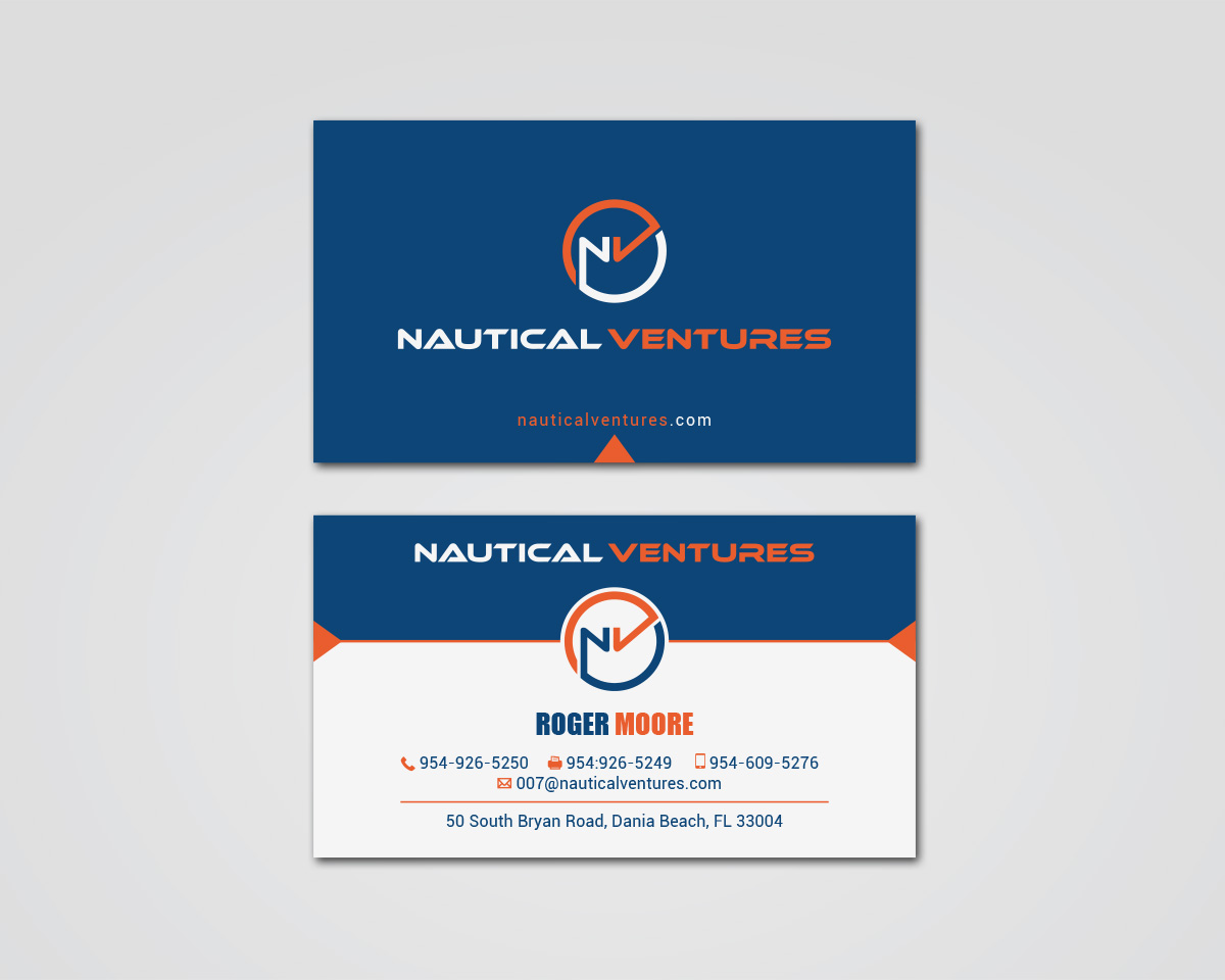 Visitenkarten-Design von MDesign für Nautical Ventures | Design #25976973