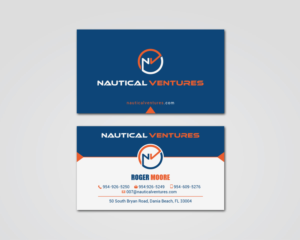 Visitenkarten-Design von MDesign für Nautical Ventures | Design: #25976973
