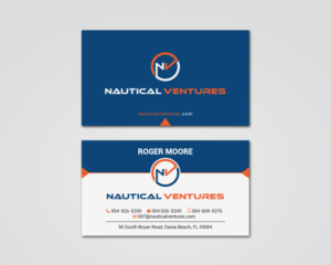 Diseño de Tarjeta de Presentación por MDesign para Nautical Ventures | Diseño #26011948