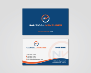 Visitenkarten-Design von MDesign für Nautical Ventures | Design: #26011952
