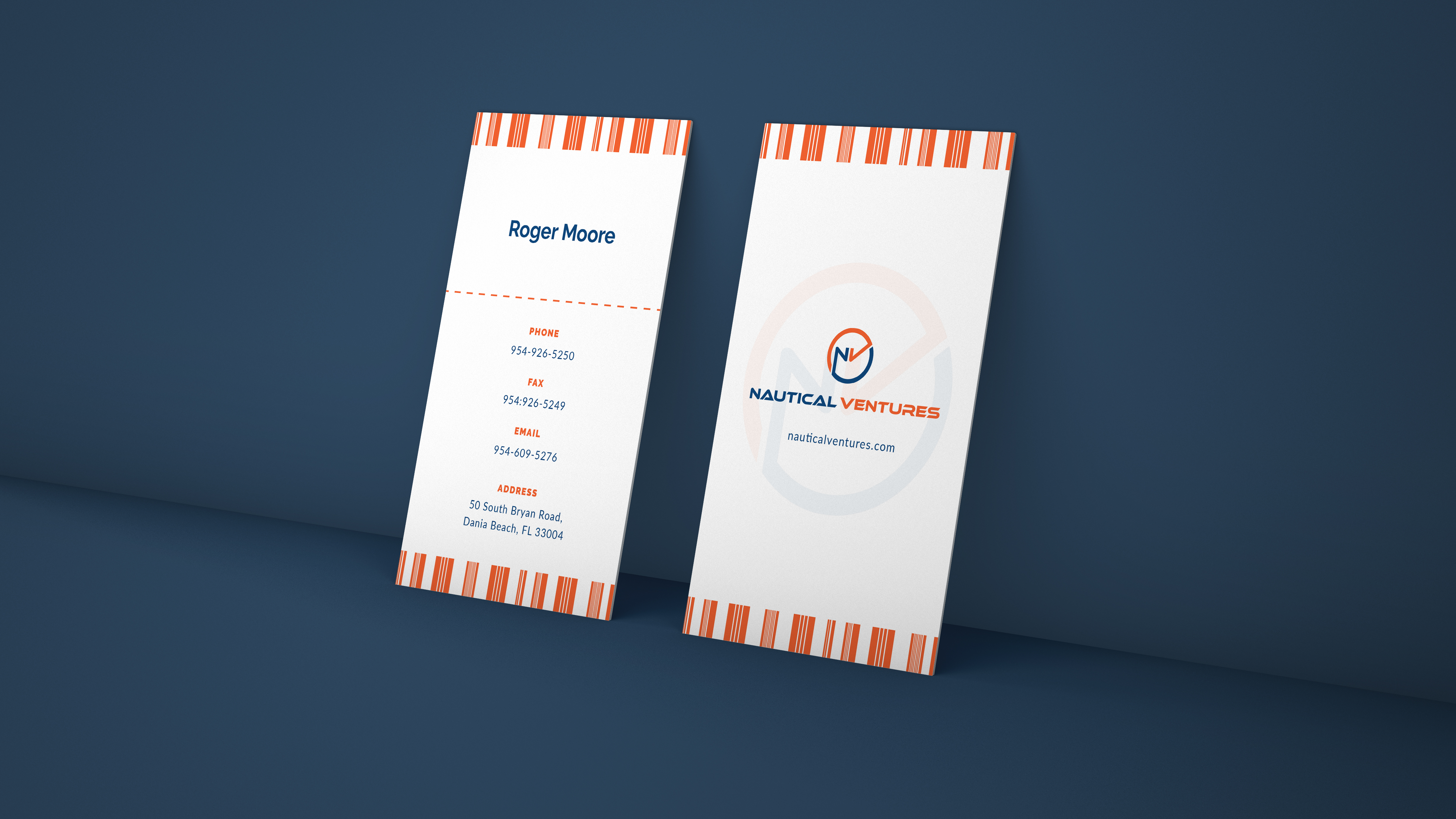 Business Card Design by Dan06 for Nautical Ventures | Design #25987276