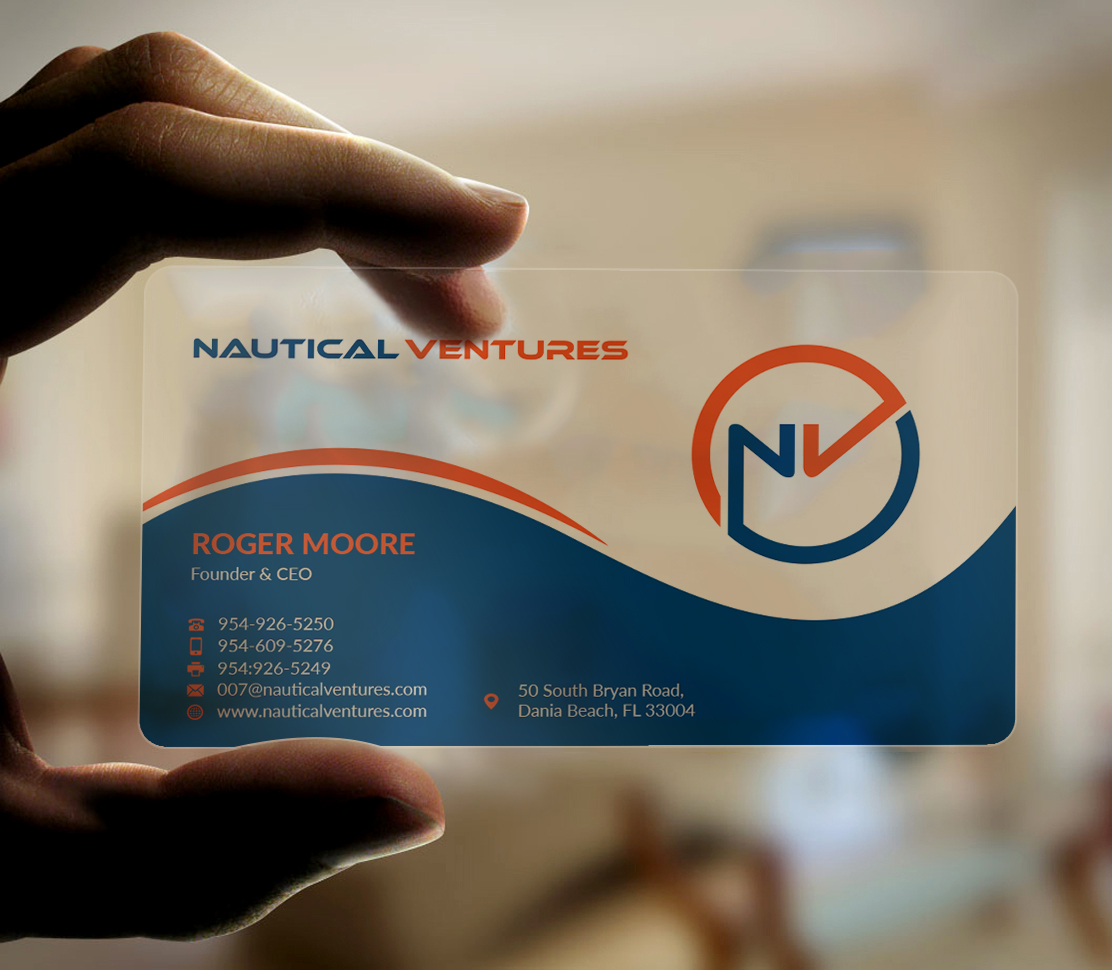 Design de Carte de Visite par Musa. A pour Nautical Ventures | Design #25988432