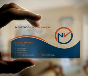 Visitenkarten-Design von Musa. A für Nautical Ventures | Design: #25988432