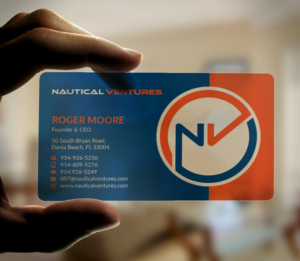 Visitenkarten-Design von Musa. A für Nautical Ventures | Design: #25988433